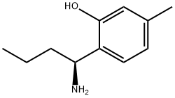 2-((1S)-1-AMINOBUTYL)-5-METHYLPHENOL Struktur