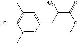 METHYL (2S)-2-AMINO-3-(4-HYDROXY-3,5-DIMETHYLPHENYL)PROPANOATE Struktur