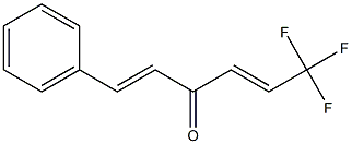 6,6,6-TRIFLUORO-1-PHENYLHEXA-1,4-(E,E)-DIENE-3-ONE Struktur