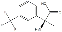 (2S)-2-AMINO-2-[3-(TRIFLUOROMETHYL)PHENYL]PROPANOIC ACID Struktur