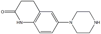 6-PIPERAZIN-1-YL-3,4-DIHYDRO-1H-QUINOLIN-2-ONE Struktur