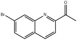 1-(7-BROMOQUINOLIN-2-YL)ETHANONE Struktur