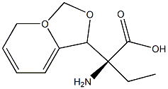 2-(2H-BENZO[3,4-D]1,3-DIOXOLAN-5-YL)(2S)-2-AMINOBUTANOIC ACID Struktur