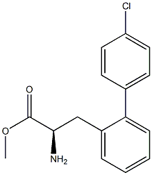 METHYL (2R)-2-AMINO-3-[2-(4-CHLOROPHENYL)PHENYL]PROPANOATE Struktur