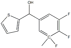 5-METHYL-2-THIENYL-(3,4,5-TRIFLUOROPHENYL)METHANOL Struktur