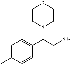 2-MORPHOLIN-4-YL-2-P-TOLYL-ETHYLAMINE Struktur