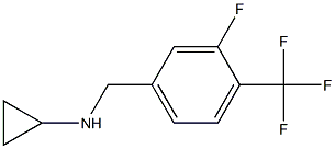 (1S)CYCLOPROPYL[3-FLUORO-4-(TRIFLUOROMETHYL)PHENYL]METHYLAMINE Struktur