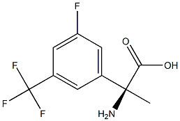 (2S)-2-AMINO-2-[5-FLUORO-3-(TRIFLUOROMETHYL)PHENYL]PROPANOIC ACID Struktur