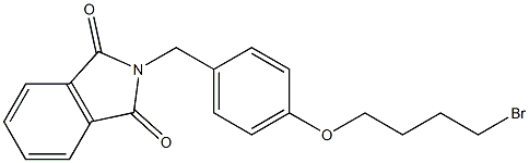 2-[4-(4-BROMO-BUTOXY)-BENZYL]-ISOINDOLE-1,3-DIONE Struktur