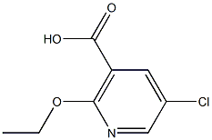 5-CHLORO-2-ETHOXYNICOTINIC ACID Struktur