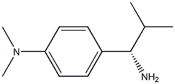 [4-((1S)-1-AMINO-2-METHYLPROPYL)PHENYL]DIMETHYLAMINE Struktur