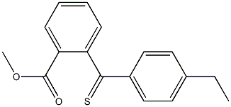 METHYL 2-(4-ETHYLTHIOBENZOYL)BENZOATE Struktur