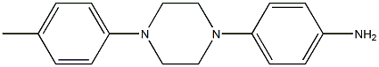 1-(4-AMINOPHENYL)-4-(4-METHYLPHENYL)PIPERAZINE Struktur