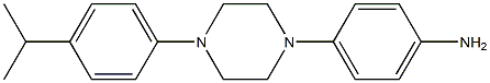 1-(4-AMINOPHENYL)-4-(4-ISOPROPYLPHENYL)PIPERAZINE Struktur