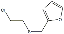 2-(2-CHLORO-ETHYLSULFANYLMETHYL)-FURAN Struktur