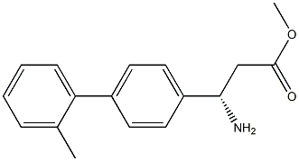 METHYL (3S)-3-AMINO-3-[4-(2-METHYLPHENYL)PHENYL]PROPANOATE Struktur