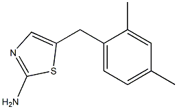 5-(2,4-DIMETHYLBENZYL)-1,3-THIAZOL-2-AMINE Struktur