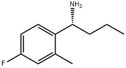 (1R)-1-(4-FLUORO-2-METHYLPHENYL)BUTYLAMINE Struktur