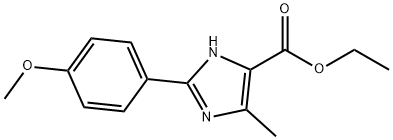 2-(4-METHOXYPHENYL)-5-METHYL-3H-IMIDAZOLE-4-CARBOXYLIC ACID ETHYL ESTER Struktur