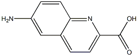 6-AMINOQUINOLINE-2-CARBOXYLIC ACID Struktur