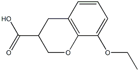 8-ETHOXYCHROMANE-3-CARBOXYLIC ACID Struktur