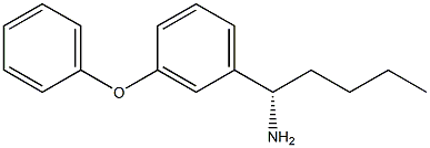 (1S)-1-(3-PHENOXYPHENYL)PENTYLAMINE Struktur