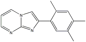 2-(2,4,5-TRIMETHYLPHENYL)IMIDAZO[1,2-A]PYRIMIDINE Struktur