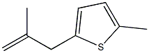 3-(5-METHYL-2-THIENYL)-2-METHYL-1-PROPENE Struktur