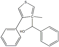 (3-METHYL-4-PHENYL)PHENYL-(3-THIENYL)METHANOL Struktur