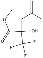 METHYL 2-HYDROXY-4-METHYL-2-(TRIFLUOROMETHYL)PENT-4-ENOATE Struktur