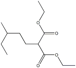 DIETHYL (3-METHYLPENTYL)MALONATE Struktur