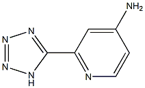 2-(1H-TETRAZOL-5-YL)-PYRIDIN-4-YLAMINE Struktur