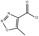 5-METHYL-1,2,3-OXADIAZOLE-4-CARBONYL CHLORIDE Struktur