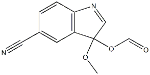 5-CYANO-3,3-DIMETHOXYOXOINDOLE Struktur