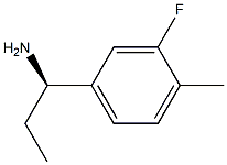 (1R)-1-(3-FLUORO-4-METHYLPHENYL)PROPYLAMINE Struktur