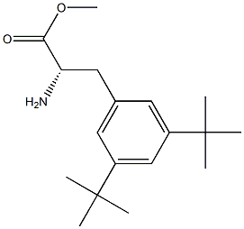 METHYL (2S)-2-AMINO-3-[3,5-BIS(TERT-BUTYL)PHENYL]PROPANOATE Struktur