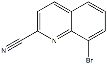 8-BROMOQUINOLINE-2-CARBONITRILE Struktur