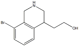 2-(8-BROMO-1,2,3,4-TETRAHYDROISOQUINOLIN-4-YL)ETHANOL Struktur