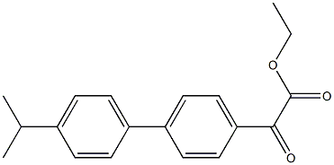 ETHYL 4-(4-ISOPROPYLPHENYL)BENZOYLFORMATE Struktur