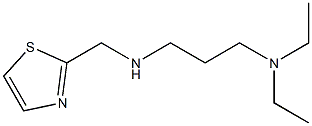 N,N-DIETHYL-N'-THIAZOL-2-YLMETHYL-PROPANE-1,3-DIAMINE Struktur