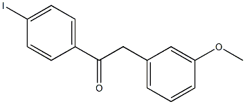 4'-IODO-2-(3-METHOXYPHENYL)ACETOPHENONE Struktur