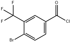 4-BROMO-3-(TRIFLUOROMETHYL)BENZOYL CHLORIDE Struktur