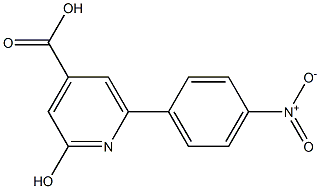 2-HYDROXY-6-(4-NITROPHENYL)PYRIDINE-4-CARBOXYLIC ACID Struktur