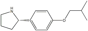 1-((2S)PYRROLIDIN-2-YL)-4-(2-METHYLPROPOXY)BENZENE Struktur