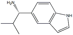 (1S)-1-INDOL-5-YL-2-METHYLPROPYLAMINE Struktur