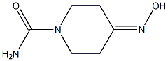 4-(HYDROXYIMINO)PIPERIDINE-1-CARBOXAMIDE Struktur