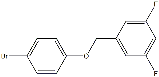 4-BROMOPHENYL-(3,5-DIFLUOROBENZYL)ETHER Struktur