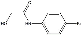 N-(4-BROMOPHENYL)-2-HYDROXYACETAMIDE Struktur