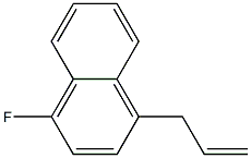 3-(4-FLUORO-1-NAPHTHYL)-1-PROPENE Struktur