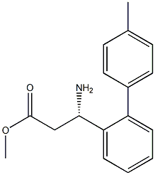 METHYL (3S)-3-AMINO-3-[2-(4-METHYLPHENYL)PHENYL]PROPANOATE Struktur